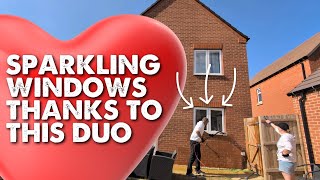 Northampton's Sparkling Windows Thanks to This Loving Duo!