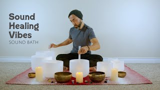 15 Minute Sound Bath | Sound Healing Vibes For Deep Relaxation & Sleep