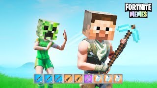 fortnite memes that rejuvenated minecraft