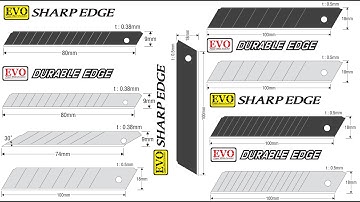 Tổng hợp tất cả các Lưỡi dao rọc của Hãng KDS có mặt tại Việt Nam | Tân Thành Phát