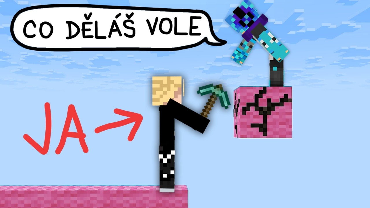 TROLLING SPOLUHRÁČOV na Minecraft Serveri
