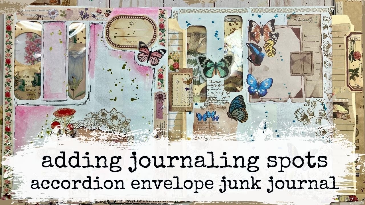 Decorate & Add Journaling Spots Inside Your Junk Journal ✨ Easy Ideas for Personal Pages