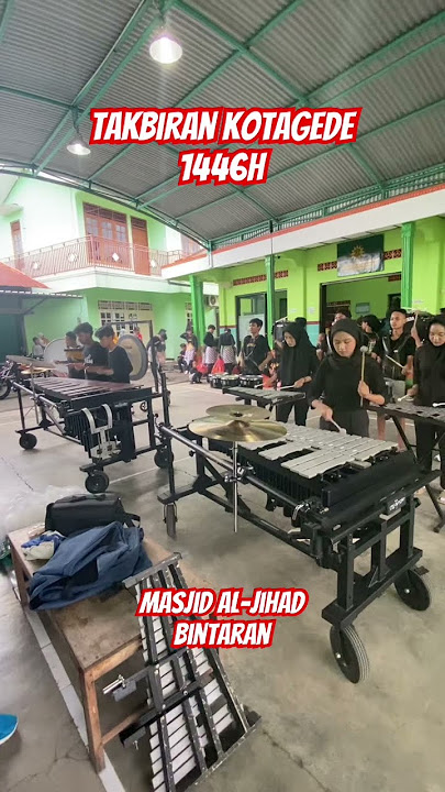 Bismillah Masjid Al-jihad Pawai Takbir Keliling Kotagede 1446 H #takbiran #takbiranjogja #drumband