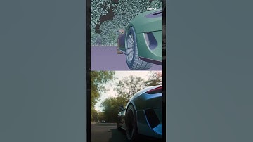 Porsche 3d animation  #blenderguru #automobile #blendergameengine