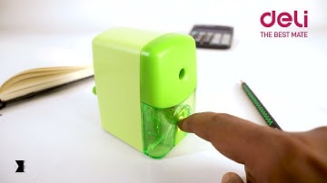Deli Rotary Pencil Sharpener Machine Stationery | Auto Feed Automatic Sharpener | W0635