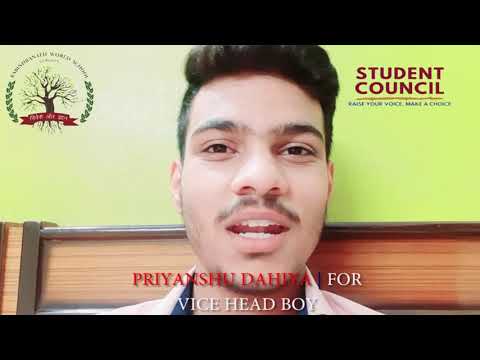 PRIYANSHU DAHIYA | VICE HEAD BOY | RWS Student Council 2022-2023