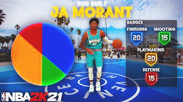 JA MORANT SLASHER BUILD WILL BREAK NBA 2K21! THIS IS THE BEST SLASHING PLAYMAKER BUILD IN NBA 2K21!