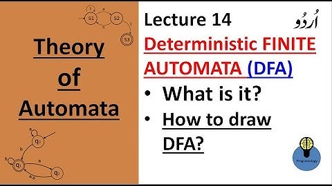 lecture 14: deterministic finite automata in urdu | what is dfa and how to construct dfa in hindi