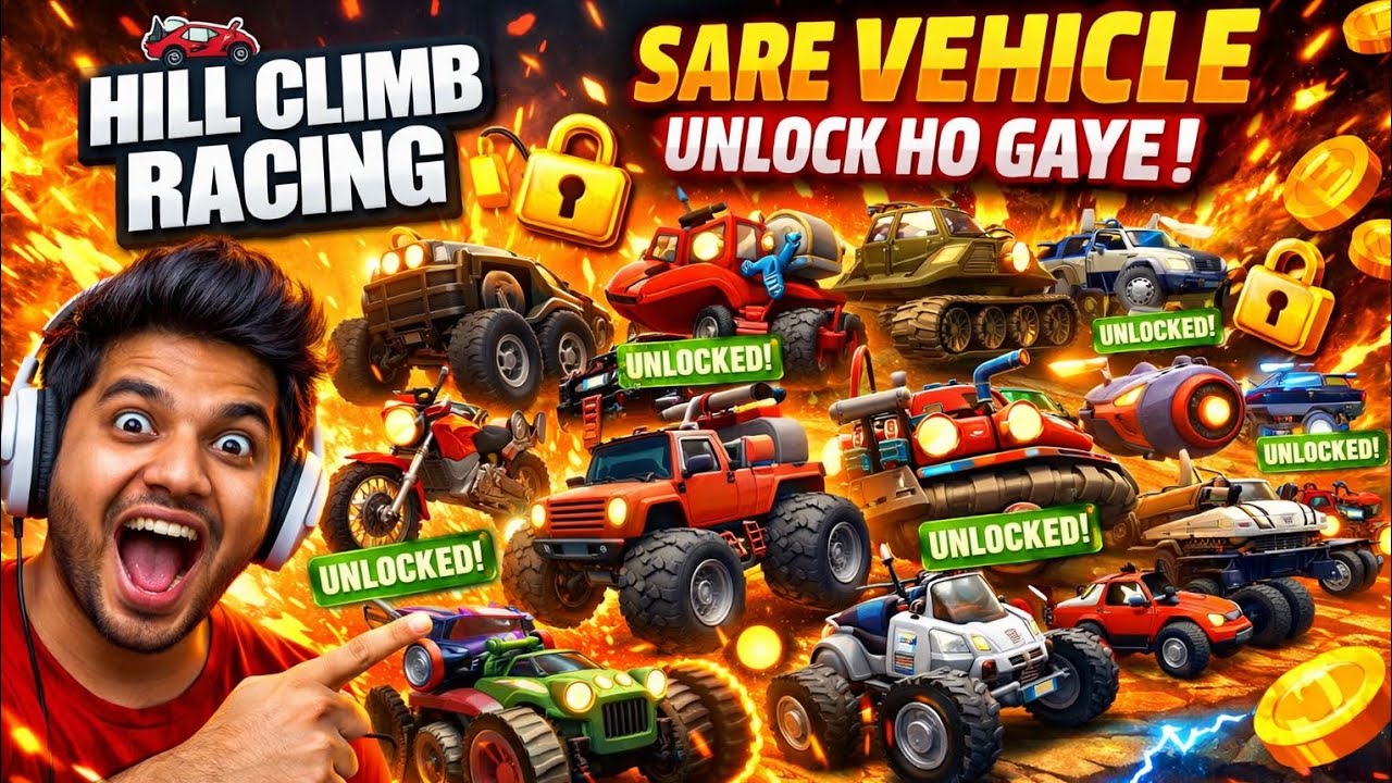 🔥 “Finally! Hill Climb Racing में ALL Cars Buy कर दी 😱 | Full Garage Unlock!” #viralvideoシ 