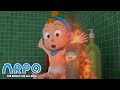 목욕은 즐거워! ・ 재미있는 어린이 만화 모음! ・ 로봇알포 Arpo The Robot