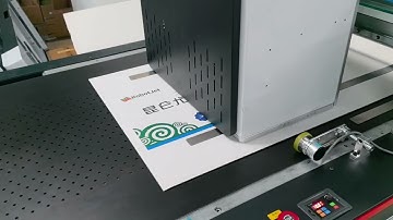 Singlepass digital printer uses Epson A3+print head for color printing of corrugated cardboard
