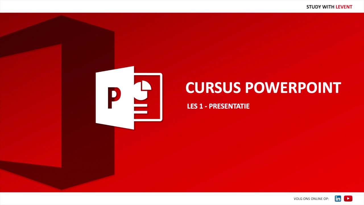 New Update Online Cursus PowerPoint - Presentatie - Les 1 Full HD 1080P