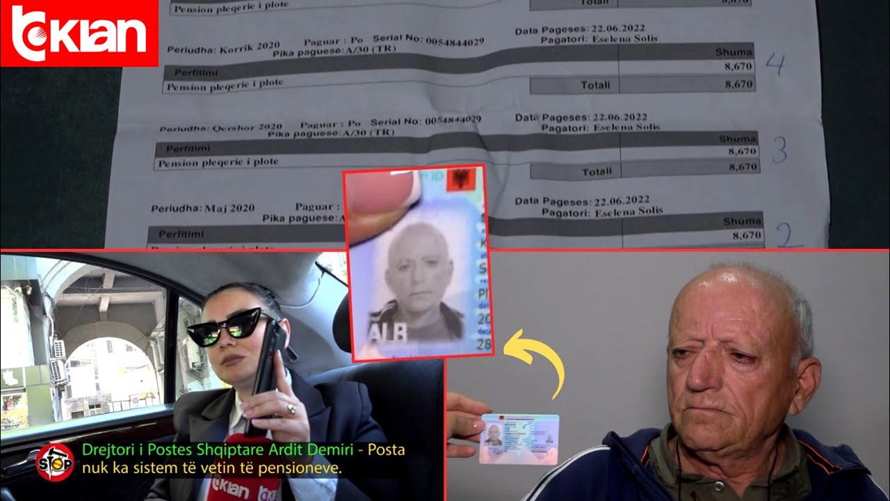 Stop/ Lë pensionin 33 muaj pa marrë, ia tërheq një tjetër me ID false - 12 Maj 2023