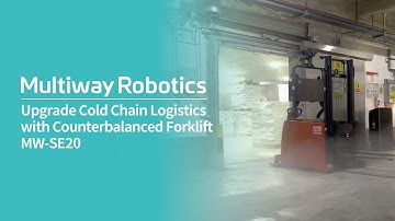 Multiway Robotics AGV Counterbalanced Forklift MW-SE20 for Cold Chian Industry