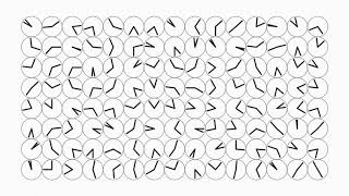 clock of clocks coded in Processing