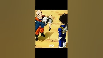 Krillin saves Android 18 🧡 #dragonball #dragonballsuper #dragonballz #krillin #vegeta #shorts