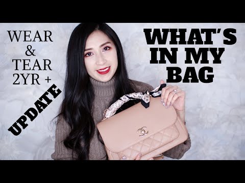 2yrs. Wear & Tear Chanel Business Affinity Flap + What's In My Bag 