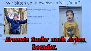 Die erneute Suche am 15.05.24 Anwohnerbefragung und 16.05.24 Suche auf der Oste wurden beendet.