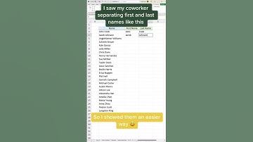 Use flash fill to automatically populate your data #dataanalysis #microsoftexcel #flashfill