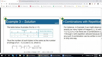 Discrete Mathematics - r-Combinations with Repetition Allowed