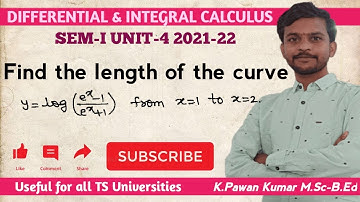 Finding length of the curve | D & I Calculus | SEM-I | OU