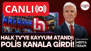 🔴#CANLI I Halk TV'ye kayyum operasyonu: Yayın kesildi, kanala resmen el koyuldu! I Medyaterapi