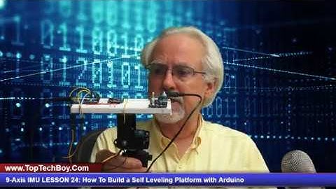 Axis IMU LESSON 24: How To Build a Self Leveling Platform with Arduino