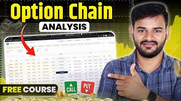 OPTION CHAIN Analysis Free Course | Option Chain Data Read कैसे करते हैं? #optionchainanalysis