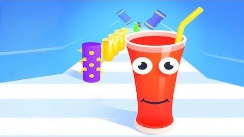Juice Run| gameplay Android iOS | Satisfying Mobile games