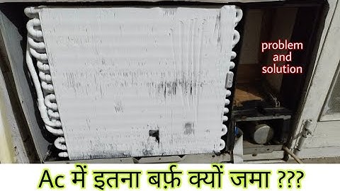 window ac ice making how many reason, Window air conditioner pipe on ice solve fault #2025