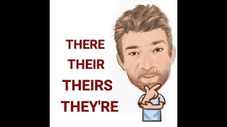 English Tutor Nick P Lesson (657) The Difference Between They're, Their, Theirs, and There