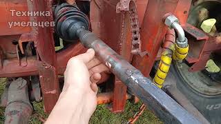 видео: Вал отбора мощности на самодельном тракторе  картинка: Вал отбора мощности на самодельном тракторе