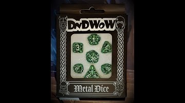 DND Wow Mind Flayer Metal Dice Set Review