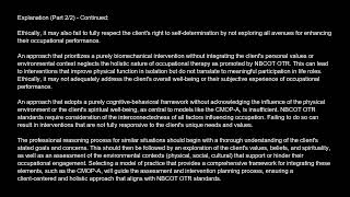 Occupational Therapist Registered  NBCOT OTR  Free Practice Test video