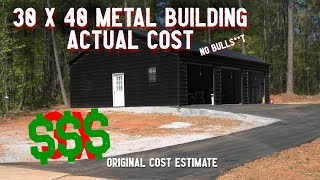 Metal Buildings are NOT cheap!