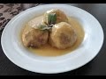 Fastenknödel mit Erbsensuppe