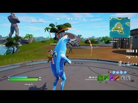 Fortnite NPC Battles 🎮 The Visitor vs enemy bots