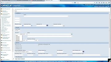 OTM Tutorial 07 | Rate Record configuration in Oracle Transportation Management