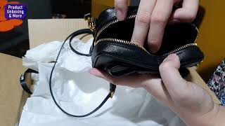 Prada Saffiano Fiocco Bow Camera Crossbody Bag Unboxing and First Look