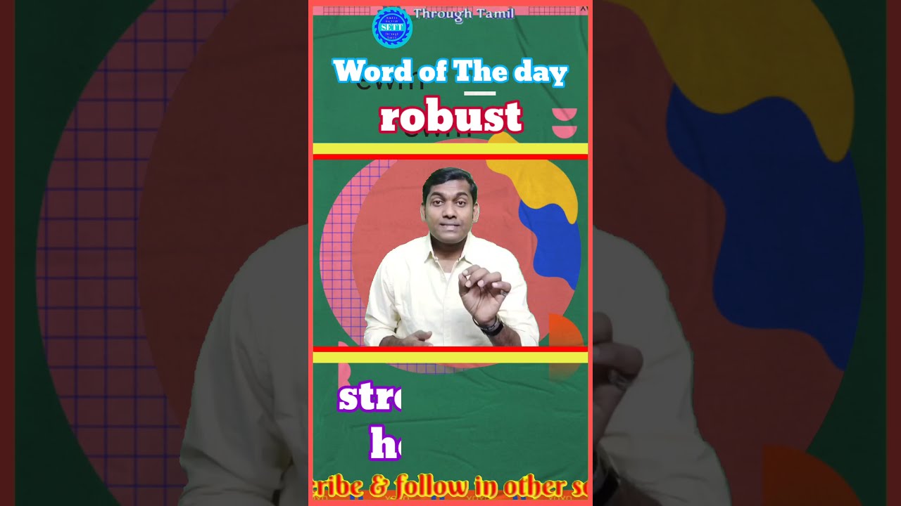 Robust Tamil Meaning Pronunciation A Sentence Spoken English Robust Tamil Meaning Pronunciation A Sentence Spoken English