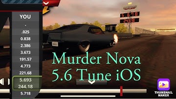 No Limit Drag Racing 2.0: Murder Nova 5.6 Second Tune Update (1.3.0) Read Description