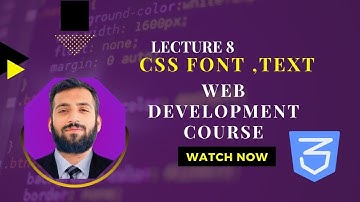 All about Css font and text properties | Css text and font property | web development free course
