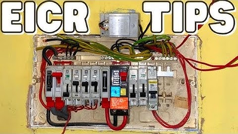 Apprentice  EICR walkthrough, Electrician