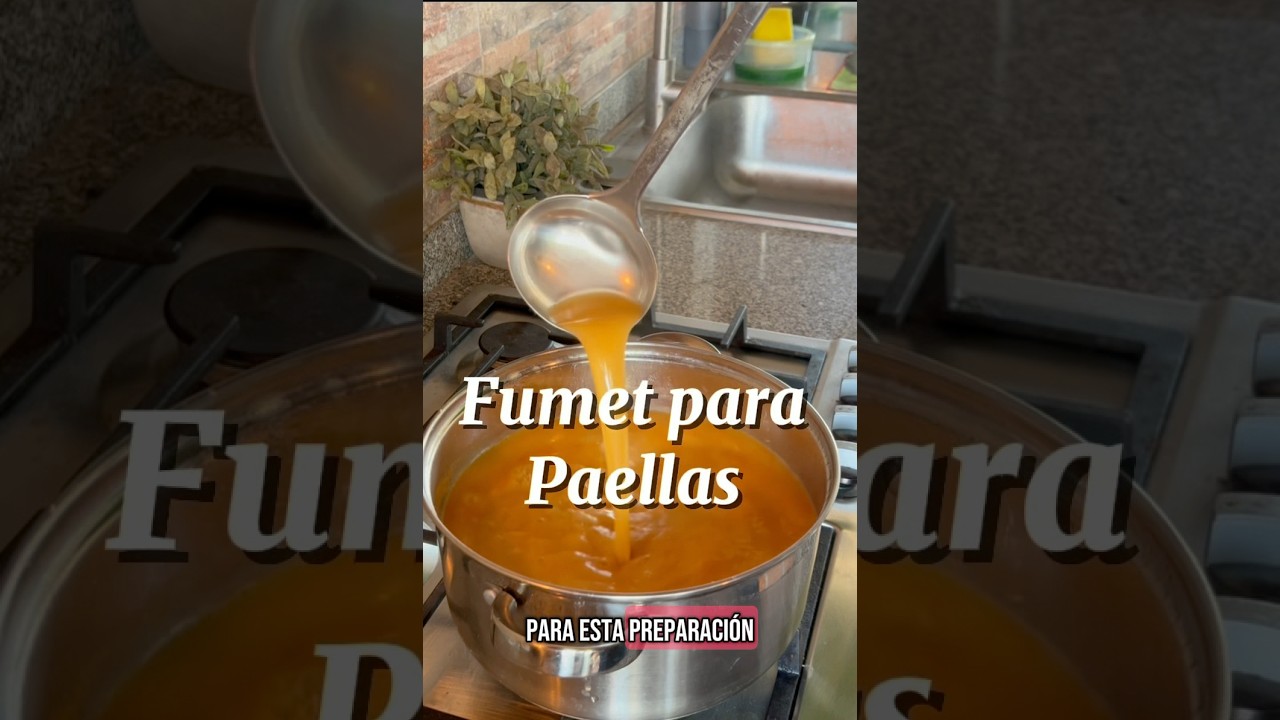 Fumet para paellas.