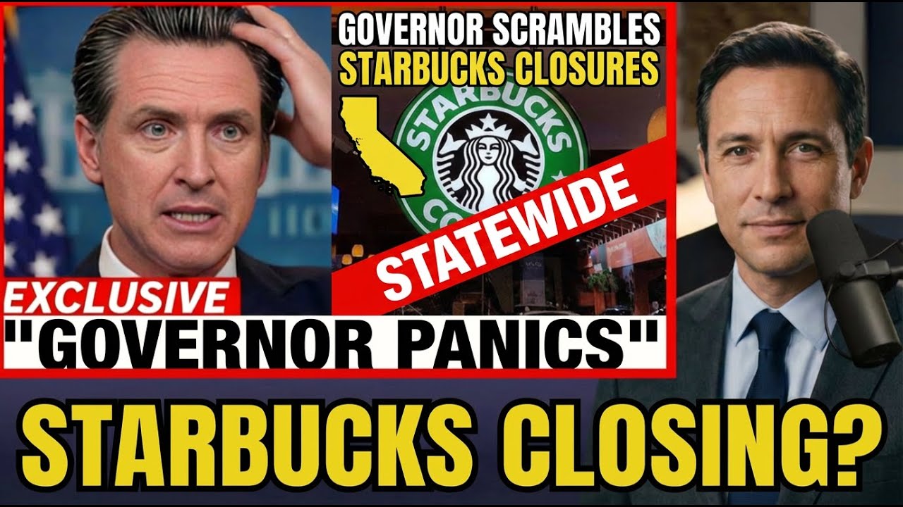 California Governor SCRAMBLES as Starbucks SHUTS DOWN 300+ Locations Statewide