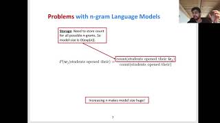 UMass CS685 (Advanced NLP) F20: Neural language models