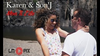 Karen & Son'J -  Mon ti z'île [ Clip Officiel ]  4K #LMPix chords