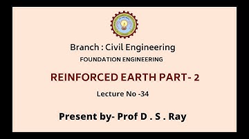 Foundation Engineering | Reinforced Earth Part-2 | AKTU Digital Education