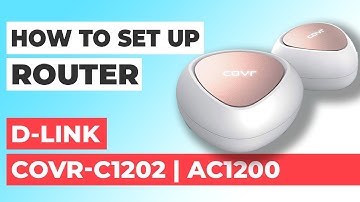 ✅ How to Set Up D-Link COVR-C1202 | How to Setup D-Link AC1200 COVR-C1202 WiFi Router