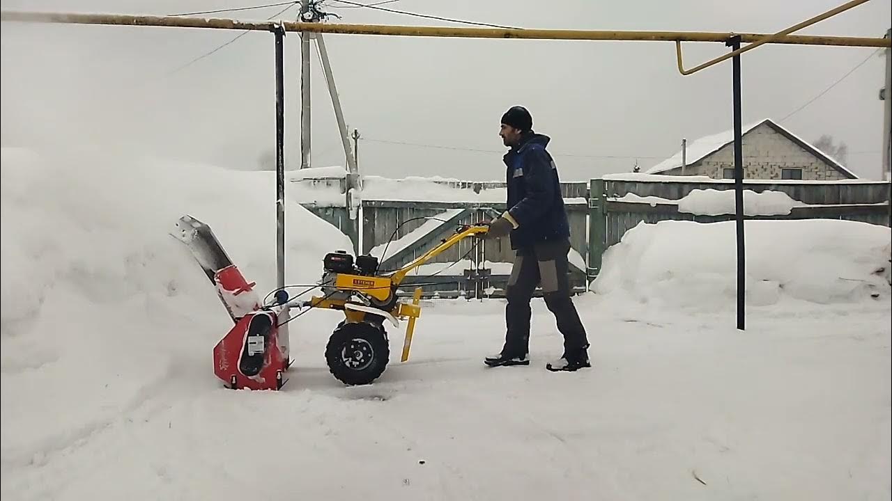 Немного про мотоблок и снегоуборочную приставку, стоит ли покупать .